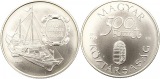 7167 Ungarn 500 Forint 1993  29,10 Gramm Silber fein  Stempelg...