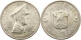 7181 Philippinen  1 Peso 1947  Mac Arthur  18 Gramm Silber  vo...