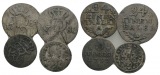 Altdeutschland, 4 Kleinmünzen