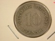 B04 KR  10 Pfennig 1893 F in ss/f.ss  Orginalbilder
