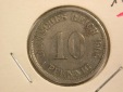 B04 KR  10 Pfennig 1908 F in ss+   Orginalbilder
