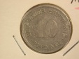 B04 KR  10 Pfennig 1912 E in ss-vz Orginalbilder