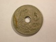 B06 Belgien  5 Centimes 1906 in ss  Originalbilder