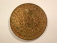 B06 Argentinien 2 Centavos 1892 in ss+   Originalbilder