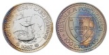 Schifffahrtsmünze; Portugal 100 Escudo 1987; AG, 16,64 g, Ø ...