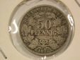 B41 KR 50 Pfennig Silber 1877 B in ss   Originalbilder