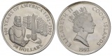 Cook Islands, 50 Dollars 1992, AG; 31,16 g; Ø 39 mm