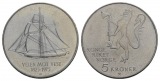 Schifffahrtsmünze; Norwegen, 5 Kronen 1975; Cu-Ni, Ø 29 mm