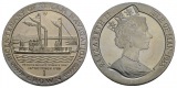 Schifffahrtsmünze; Isle of man, 1 Crown 1988; Cu-Ni, 28,53 g,...