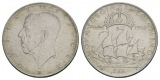 Schifffahrtsmünze; Schweden, 2 Kronor 1938; AG, 14,98 g, Ø 3...