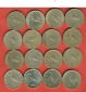 Ungarn 16x 5 Forint 1993,1994,1995,1997,1999,2000,2002,2003,20...