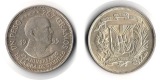 Dominikanische Republik 1 Peso  1955  FM-Frankfurt  Feingewich...