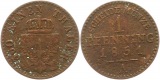 7463 Preußen 1 Pfennig 1851 A