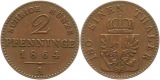 7497 Preußen 2 Pfennig 1864 A