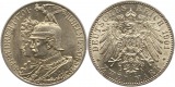 7567 Kaiserreich Preussen 2 Mark 1901 zur 200 Jahrfeier vorzü...