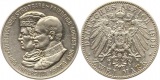 7571 Kaiserreich Sachsen 2 Mark 1909 Kratzer,  sehr schön