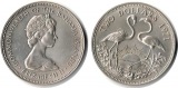 Bahamas  2 Dollar  1971  FM-Frankfurt  Feingewicht: 27,57g  Si...