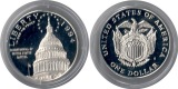 USA  1 Dollar 1994   FM-Frankfurt  Feingewicht: 24,06g  Silber...