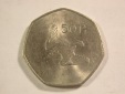 B12 Irland  50 Pence 1970 in vz   Originalbilder