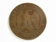 B12 Frankreich  10 Centimes 1855 M in s+   Originalbilder