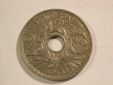 B13 Frankreich Lindauer  25 Centimes 1930 in f.vz  Originalbilder