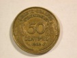 B13 Frankreich Morlon 50 Centimes 1932 in ss+  Originalbilder