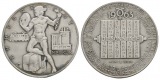 Kalendermedaille 1963 Jahresregent Merkur; versilberte Bronze;...