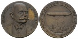 Graf Ferd. v. Zeppelin, Bronzemedaille o.J.; Ø 33 mm, 16,22 g