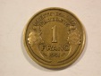 B43 Frankreich 1 Franc 1931 Morlon in ss+  Originalbilder