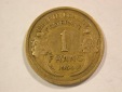 B43 Frankreich 1 Francs 1934 Morlon in ss+  Originalbilder