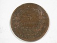 B43 Frankreich 5 Centimes Ceres 1887 in f.ss Originalbilder