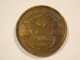 B43 Frankreich 2 Francs Morlon 1936 in ss geputzt Originalbilder