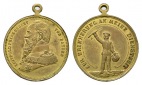 Bayern, vergoldete Medaille, tragbar; Ø 28,5 mm, 8,35 g