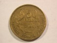 B14 Frankreich  50 Francs 1951 in ss+ Originalbilder