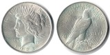 USA  1 Dollar(Peace Dollar) 1923  FM-Frankfurt Feingewicht: 24...