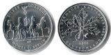 Deutschland Medaille 2014 FM-Frankfurt Feingewicht: 7,77g Silb...
