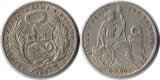 Peru  1 Sol  1926  FM-Frankfurt  Feingewicht: 12,5g  Silber  s...