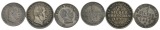 Altdeutschland, 3 Kleinmünzen