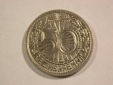 B15 Weimar  50 Pfennig Nickel  1938 G in vz/vz+ Originalbilder