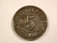 B16  Siegen 5 Pfennig 1918 Eisen in ss+  Originalbilder