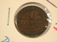B44 Anhalt 1 Pfennig 1840 in fast vz  Originalbilder