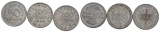 Deutsches Reich, 3 Kleinmünzen