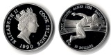 Cook Island  10 Dollar  1990  FM-Frankfurt  Feingewicht: 9,25g...