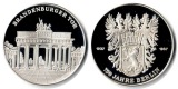 Deutschland Medaille 1987 FM-Frankfurt Feingewicht:  20,1g Sil...