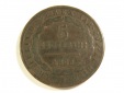 B45 Italien 5 Centesimi 1826 in ss/ss+ Originalbilder