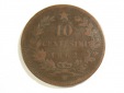 B45 Italien 10 Centesimi 1862 in s-ss  Originalbilder