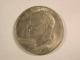 B45 USA  1 Dollar 1972 in ss-vz/vz  Originalbilder