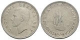 Südafrika, 5 Shilling 1952; AG, 28,32 g