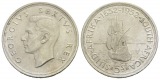 Südafrika, 5 Shilling 1952; AG, 28,36 g