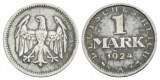 Deutsches Reich, 1 Mark, 1924 A